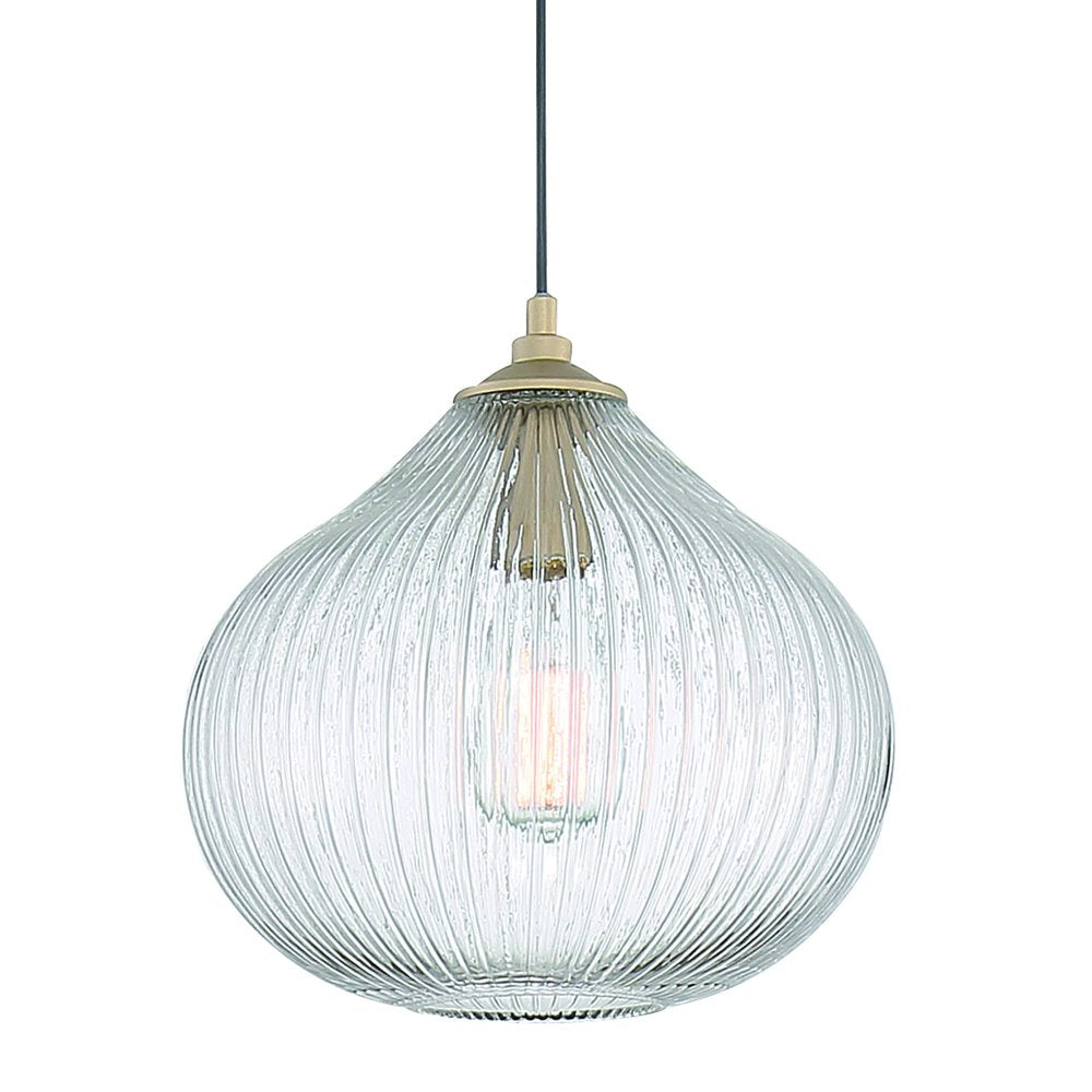 Clear Kitchen Island Metal Dimmable Chandelier With Clear Shades on a white background