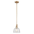 Gold Kitchen Island Metal Dimmable Chandelier With Clear Shades