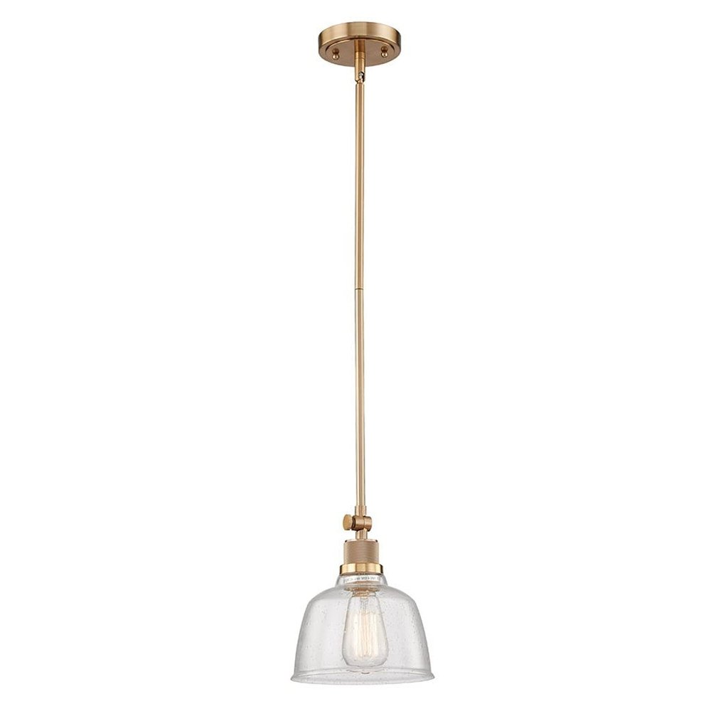Gold Kitchen Island Metal Dimmable Chandelier With Clear Shades