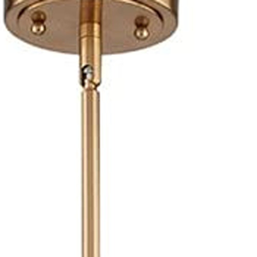 Gold Kitchen Island Metal Dimmable Chandelier With Clear Shades
