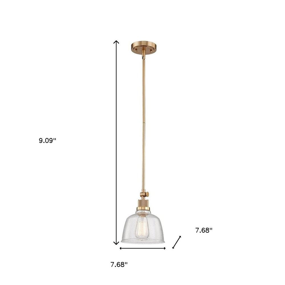 Gold Kitchen Island Metal Dimmable Chandelier With Clear Shades