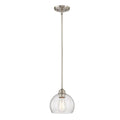 Nickel Kitchen Island Metal Dimmable Chandelier With Clear Shades