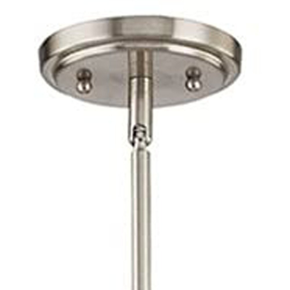 Nickel Kitchen Island Metal Dimmable Chandelier With Clear Shades