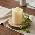 5" Ivory Flameless Pillar Candle