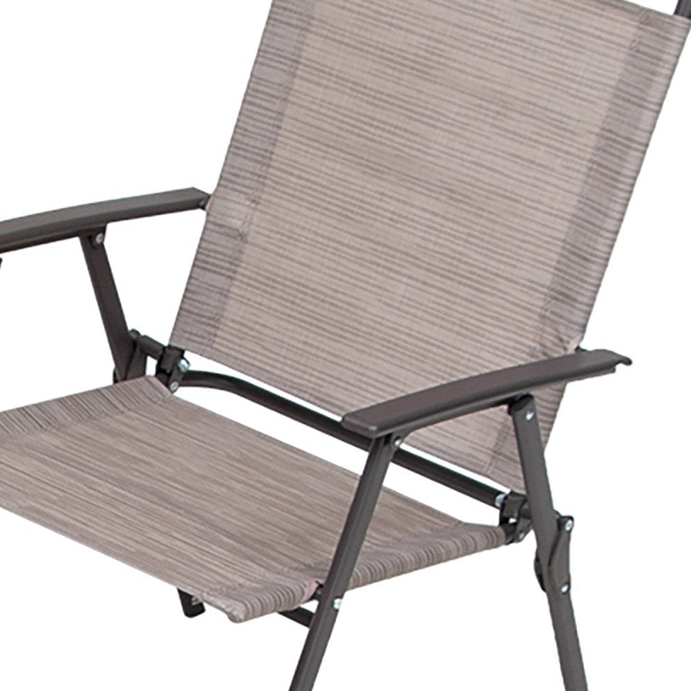 Six Piece Clear and Gray Square Glass Dining Set with Four Chairs
