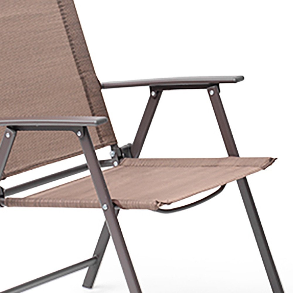 Six Piece Clear and Brown Square Glass Dining Set with Four Chairs