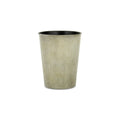 5" Gray Recycled Plastic Indoor Outdoor Round Pot Planter