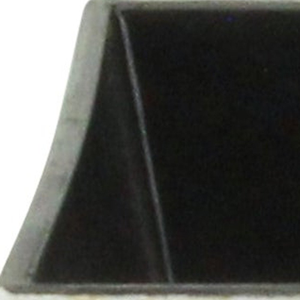 8" Cream Recycled Plastic Indoor Outdoor Rectangular Planter Box close-up detail