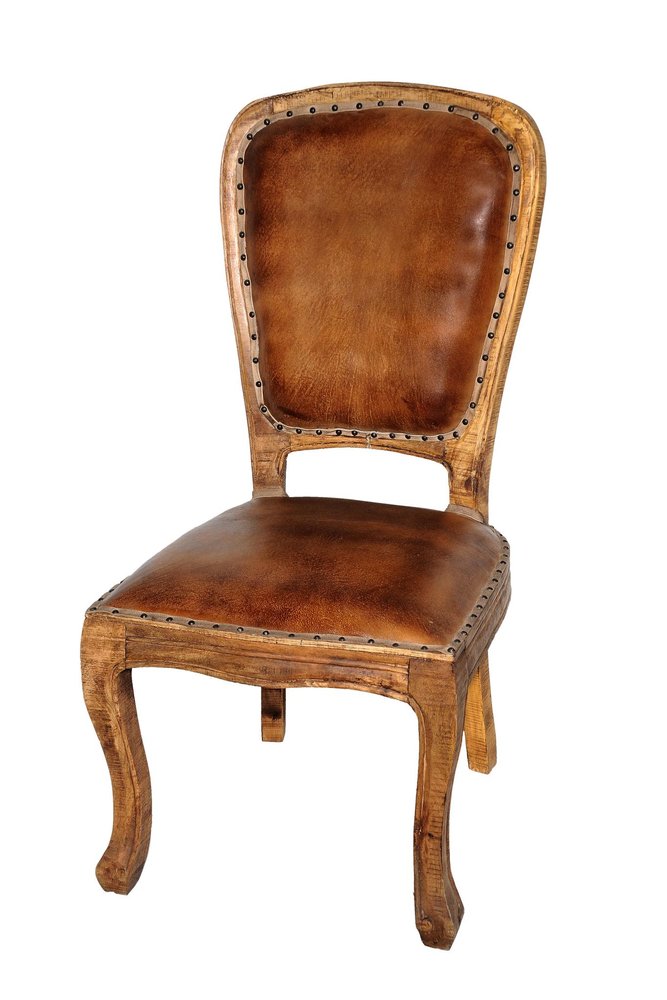 Five Piece Natural Round Solid Wood Dining Set with Four Chairs
