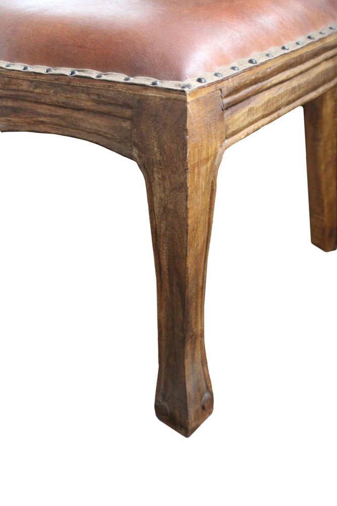 Five Piece Natural Round Solid Wood Dining Set with Four Chairs