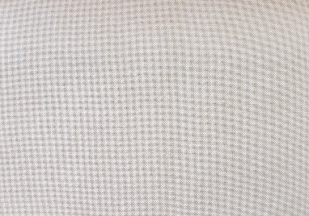 Gray Linen Blend Upholstered Arched Full Headboard With Nail Head Trim on a white background