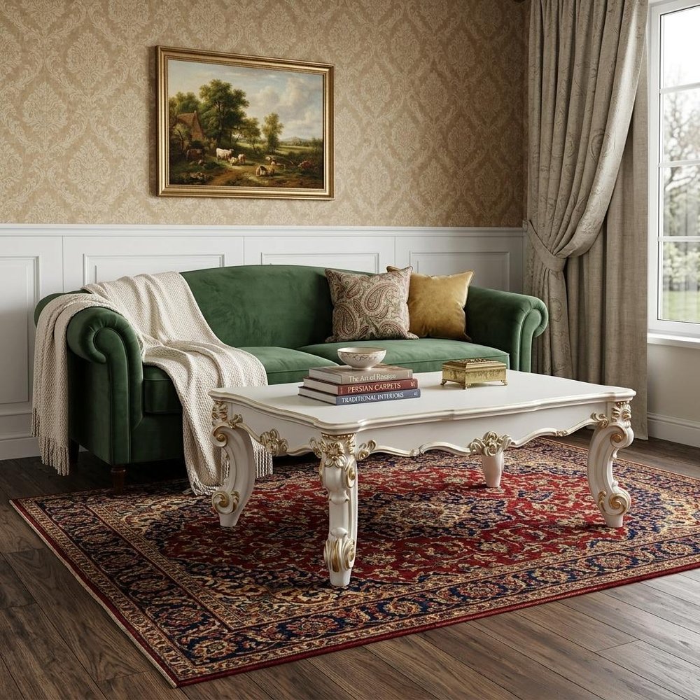 53" Pearl Wood Coffee Table
