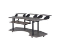 83" Black Music Recording Studio Desk on a white background