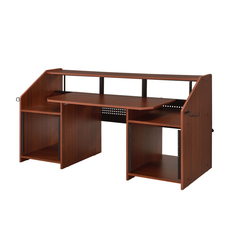 71" Brown Music Desk on a white background