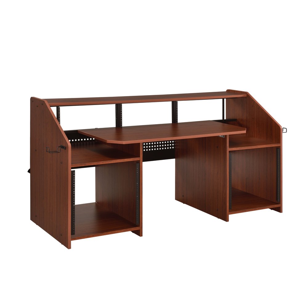 71" Brown Music Desk on a white background