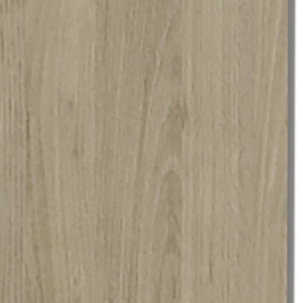 82" Gray And Oak Wood Pantry Or Storage Closet close-up detail
