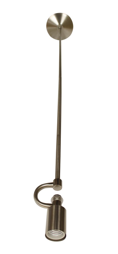 Nickel Bulb Metal Chandelier
