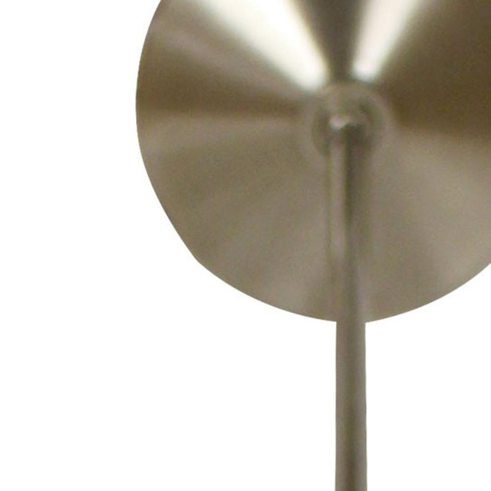 Nickel Bulb Metal Chandelier