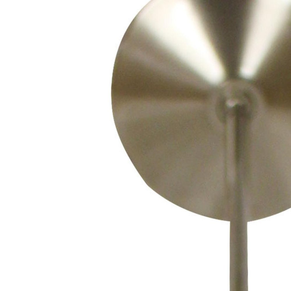 Nickel Bulb Metal Chandelier