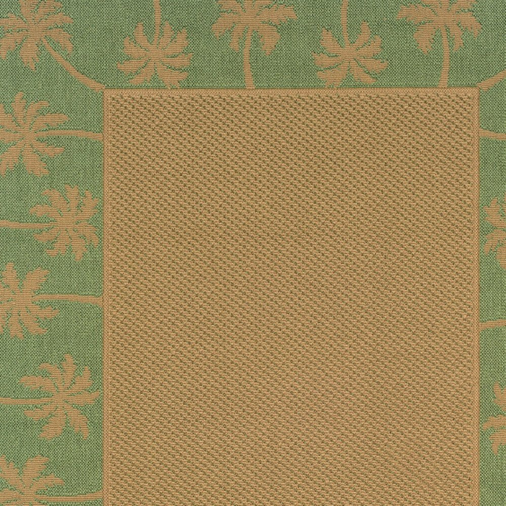 9' X 13' Beige Stain Resistant Indoor Outdoor Area Rug - SKU 507642