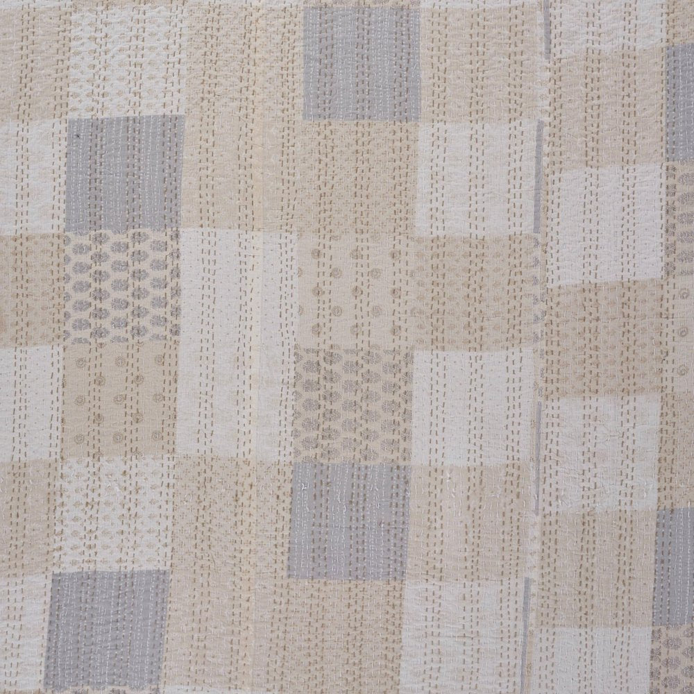 Pink Knitted Cotton Geometric Throw on a white background