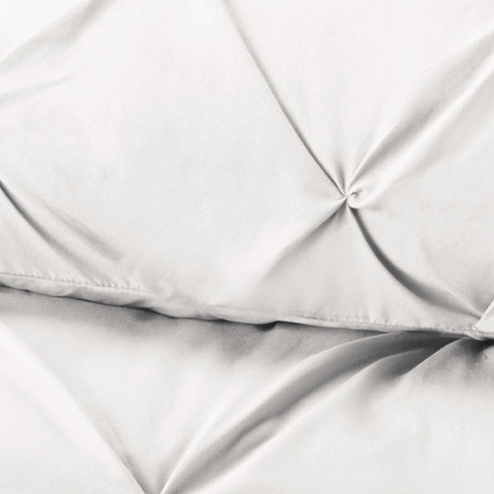 White Twin Microfiber Washable Microfiber Down Alternative Comforter - 16.50" H x 13.30" W x 5.50" D