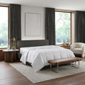 White Queen Microfiber Washable Microfiber Down Alternative Comforter
