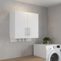26" White Accent Cabinet With One Shelf