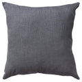 22" Granite Gray Indoor Outdoor Throw Pillow. Outdoor pillow isolated on a plain white background, showing its gray color.