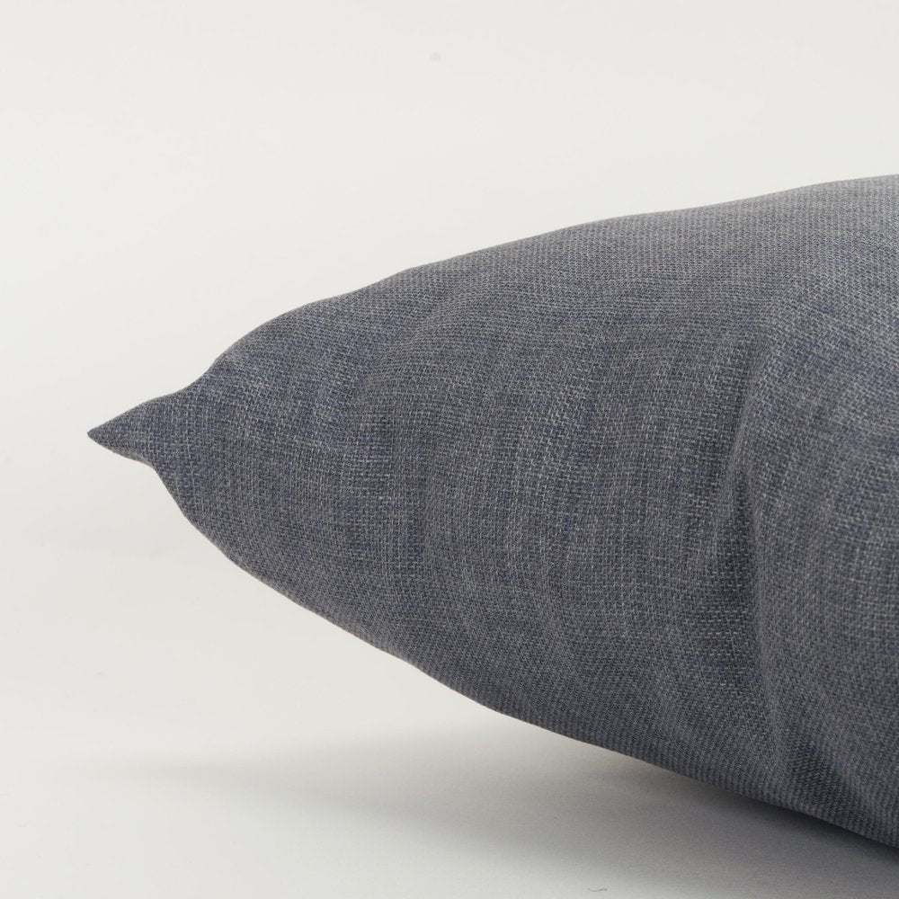 22" Granite Gray Indoor Outdoor Throw Pillow. Outdoor pillow in gray.