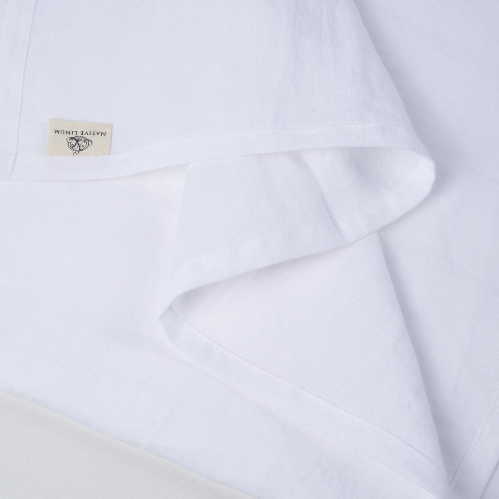 Slate Gray Linen Full Double Flat Sheet
