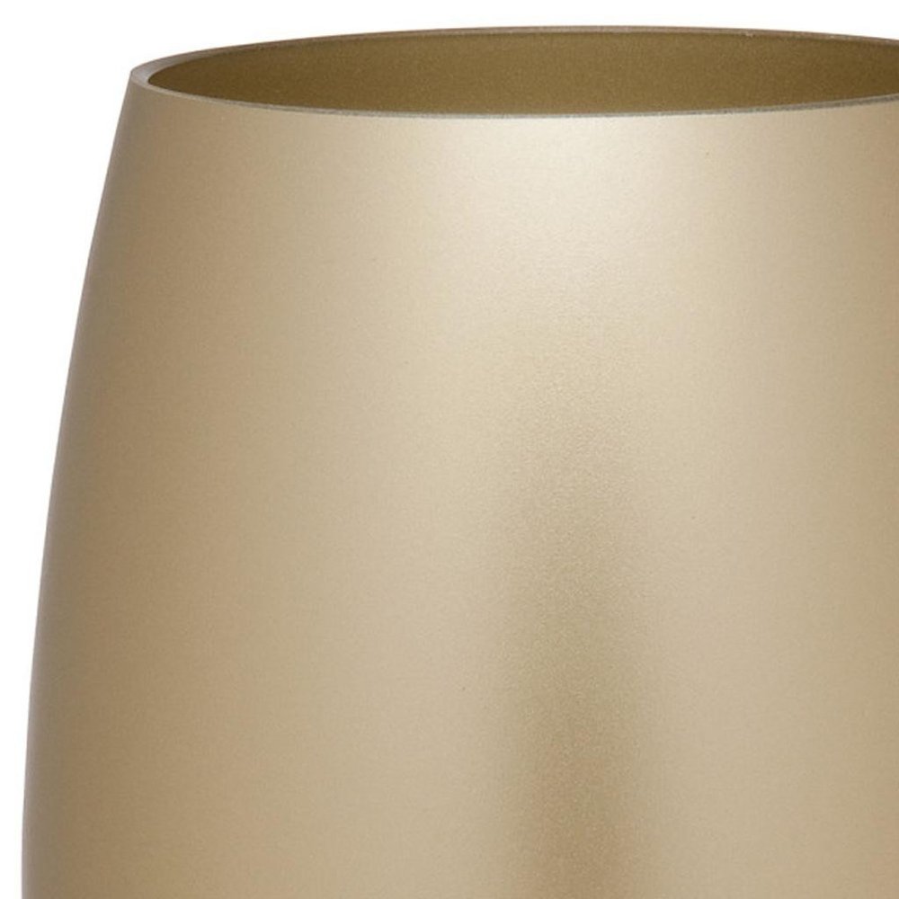 Set of Four Gold Acrylic Stemmed All Purpose Wine Glass close-up detail