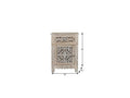 30" Gray Solid Wood Distressed One Drawer Nightstand. Nightstands & bedside table isolated on a plain white background, showing a gray wood surface.
