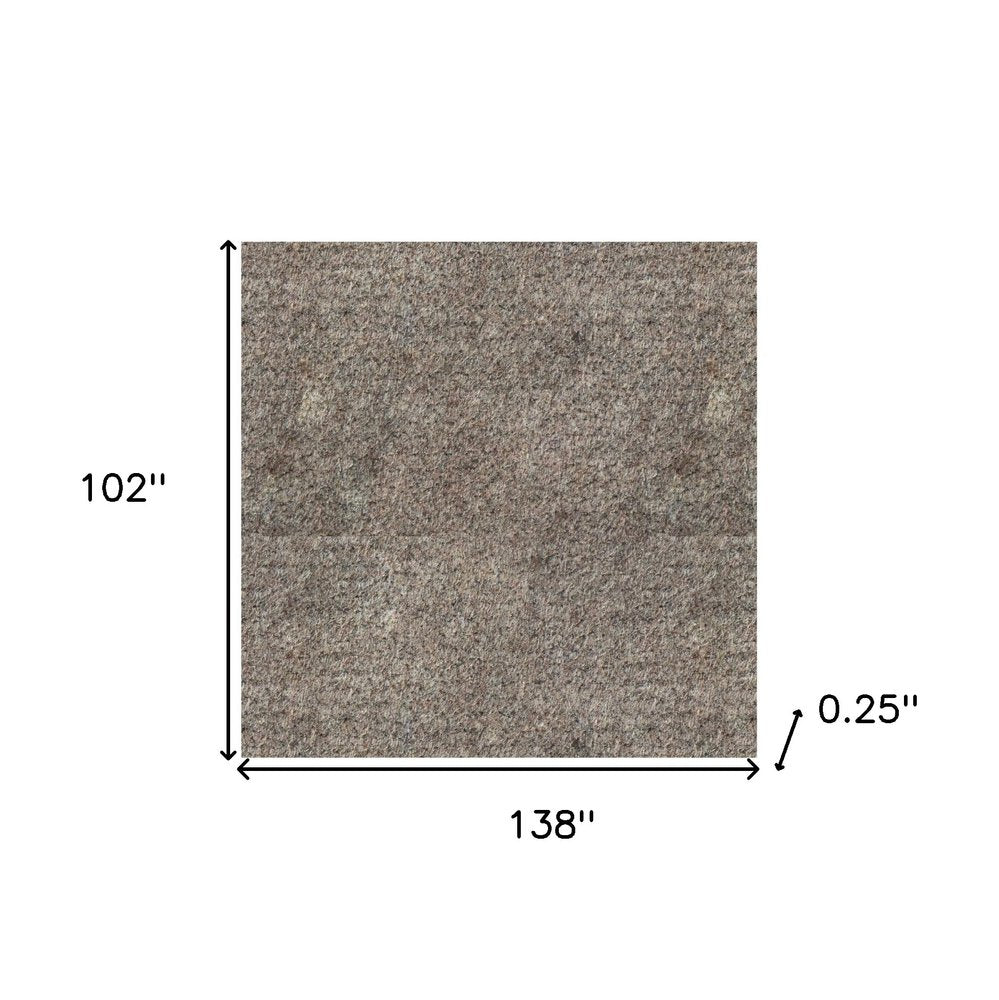 8' X 11' Gray Non Slip Rug Pad