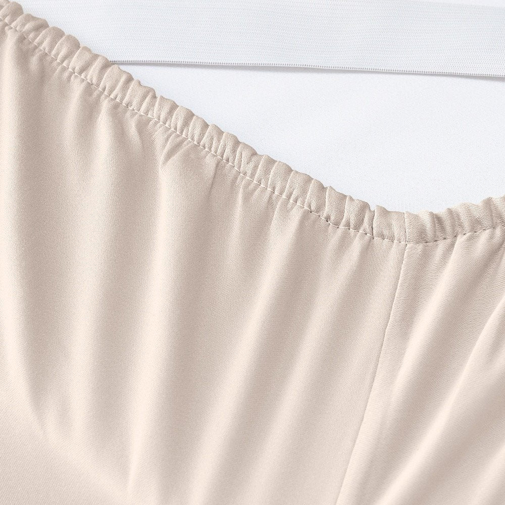 Six Piece Blush Tencel Lyocell Queen Sheet Set on a white background