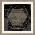 Woven Dreams II Silver Framed Print Wall Art on a white background