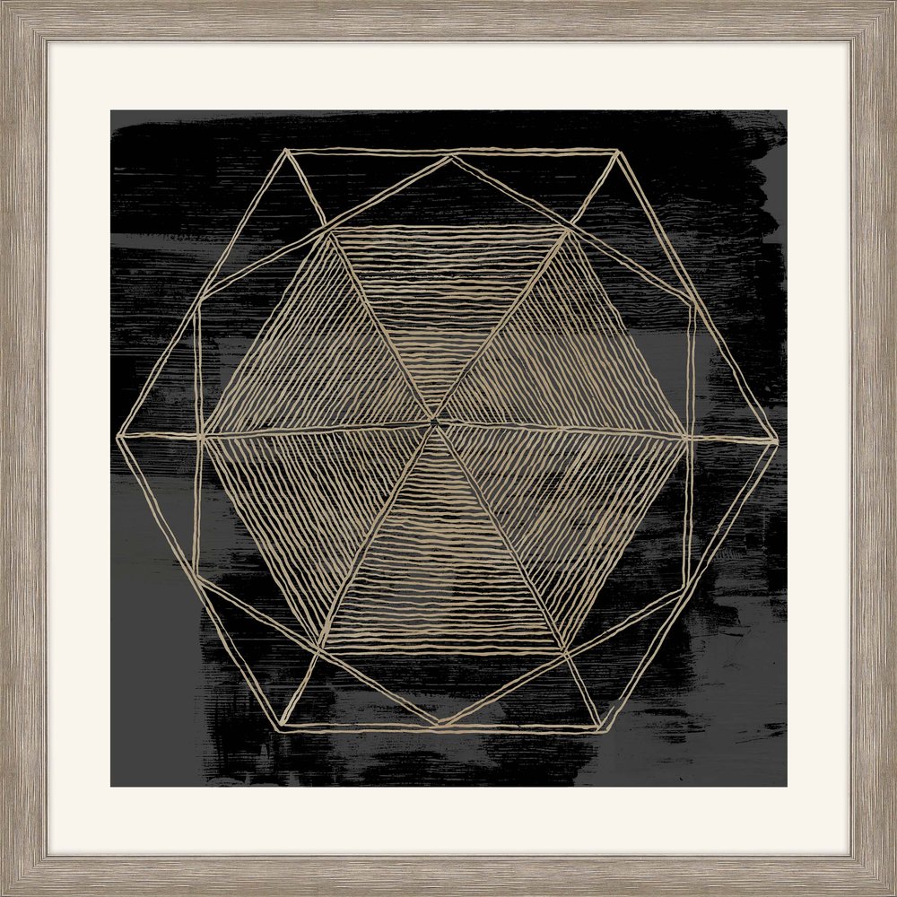 Woven Dreams II Silver Framed Print Wall Art