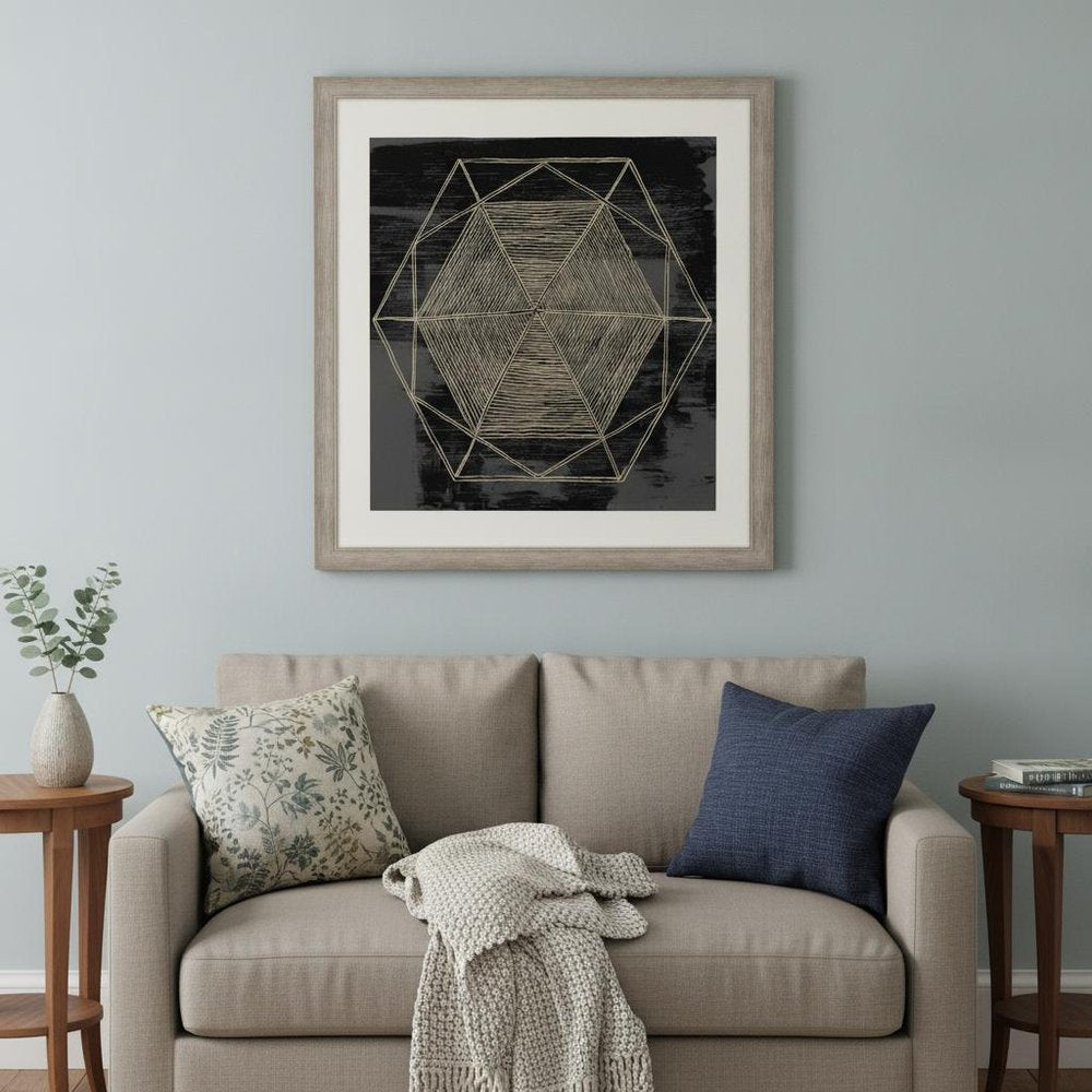Woven Dreams II Silver Framed Print Wall Art
