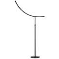 74" Bronze Adjustable Led Traditional Shaped Floor Lamp on a white background