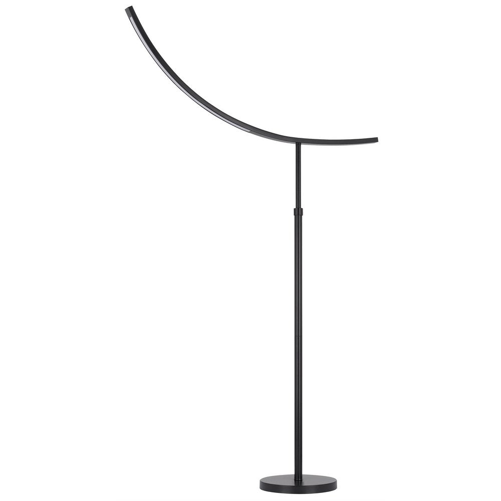 74" Bronze Adjustable Led Traditional Shaped Floor Lamp on a white background