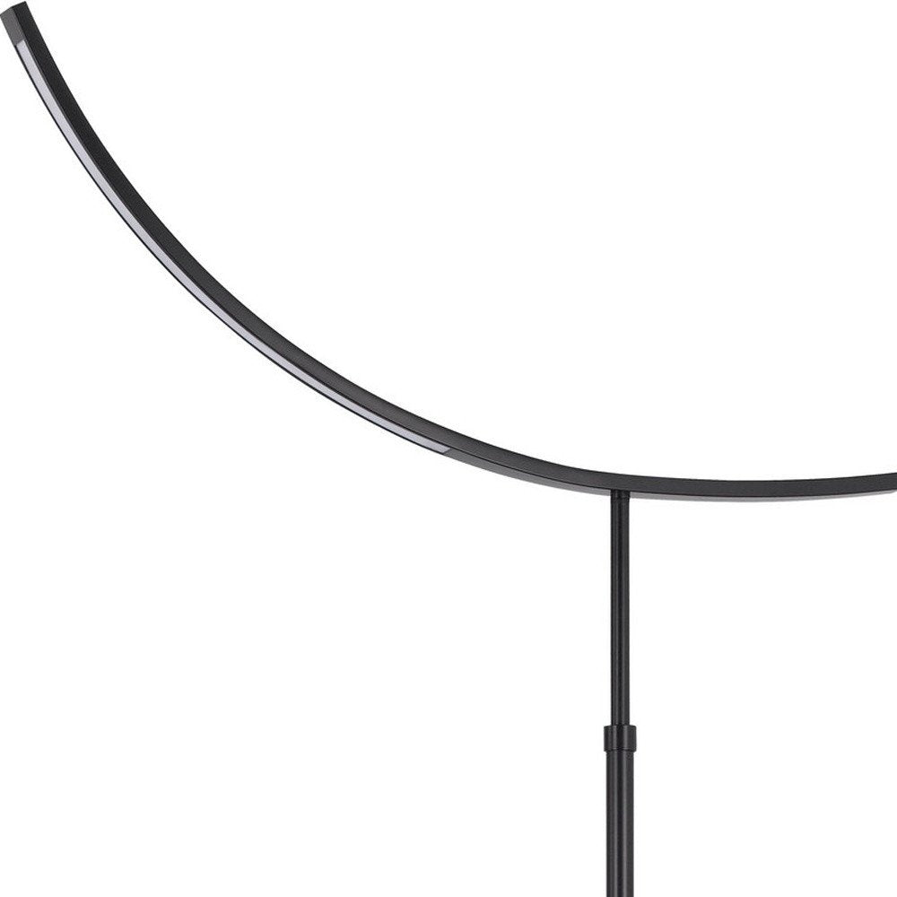 74" Bronze Adjustable Led Traditional Shaped Floor Lamp on a white background