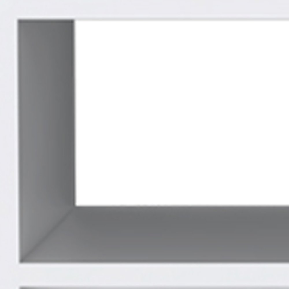 Two Piece White Bedroom Set on a white background