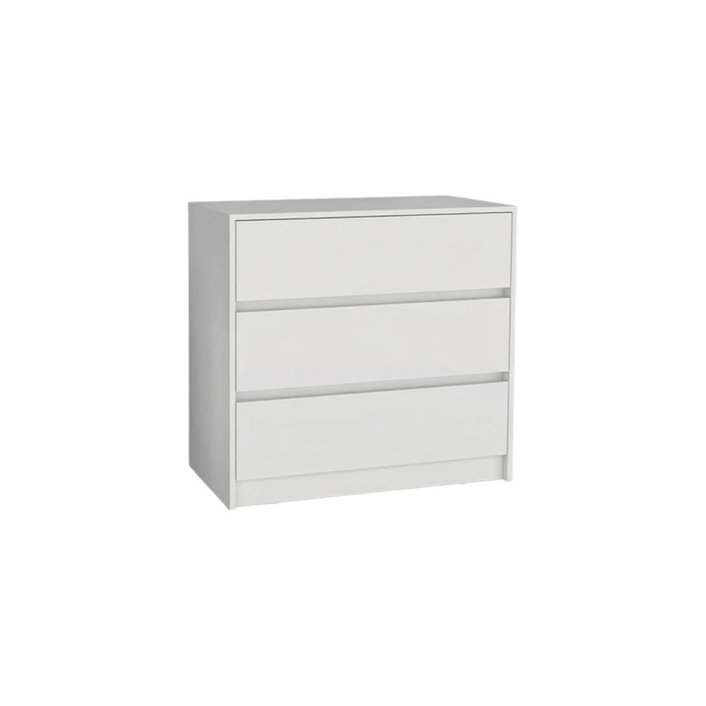 Two Piece White Bedroom Set on a white background
