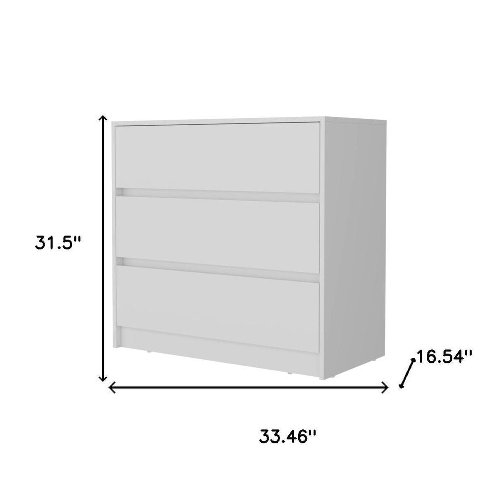 Two Piece White Bedroom Set on a white background