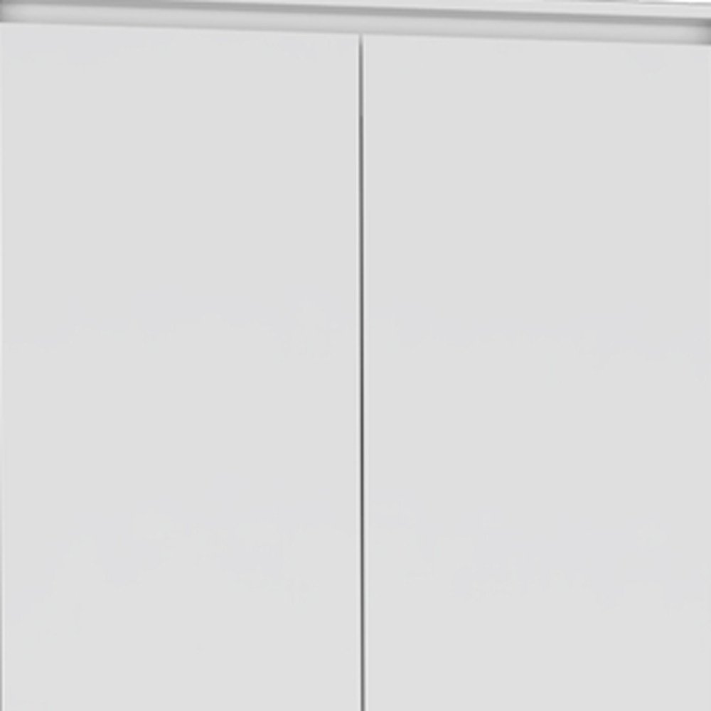 Two Piece White Bedroom Set - 31.5" H x 33.46" W x 16.54" D