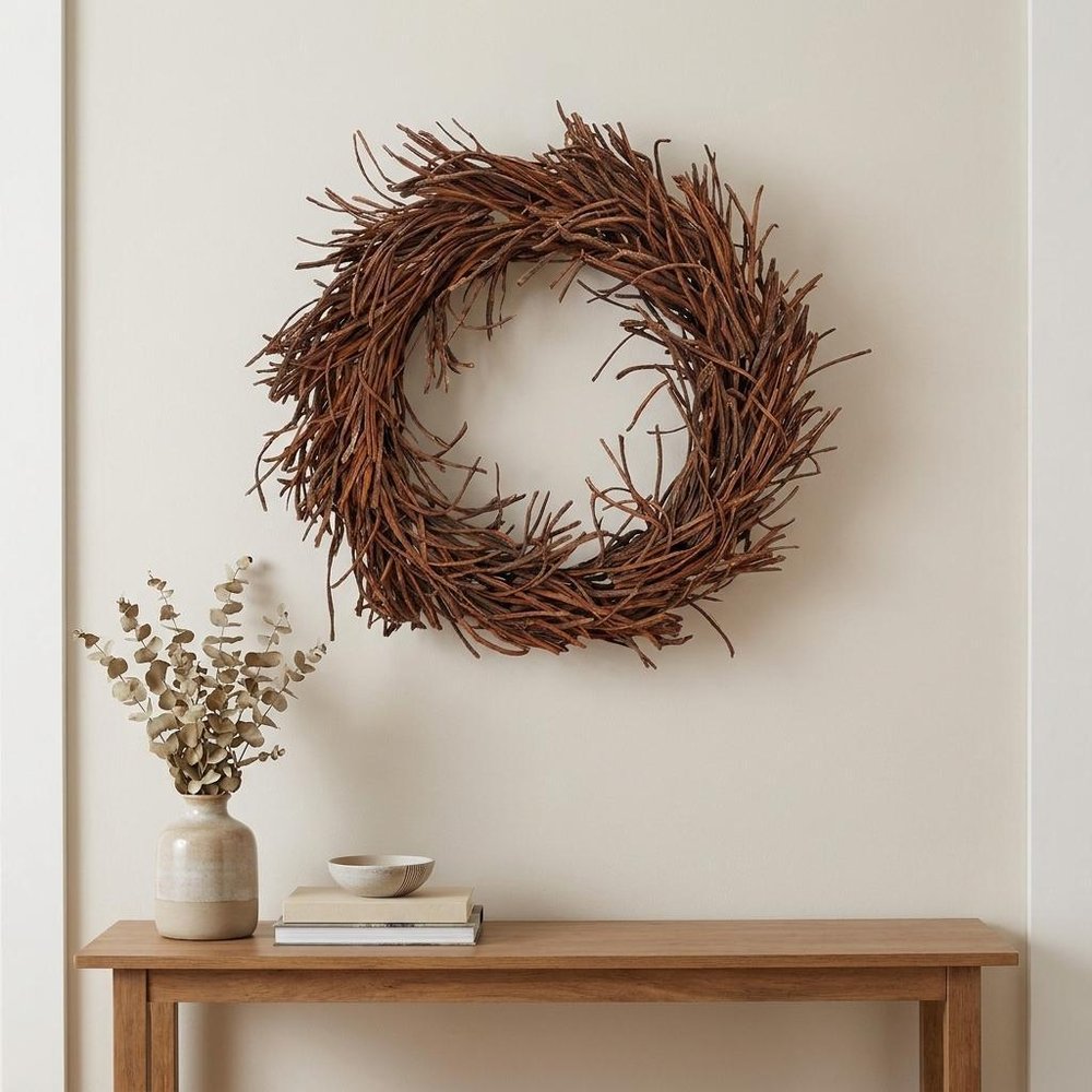28" Brown Artificial Wreath