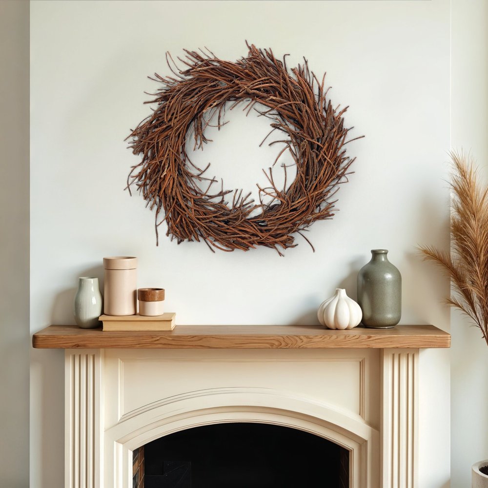 28" Brown Artificial Wreath