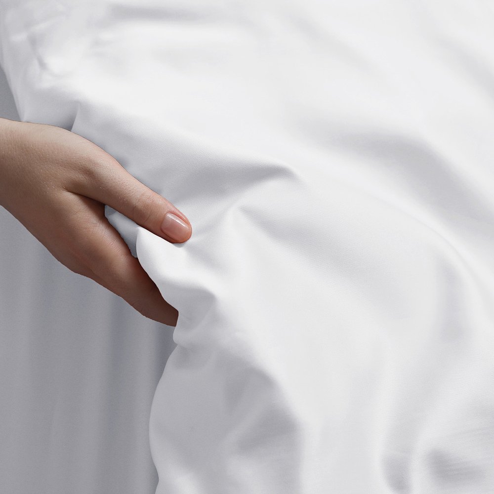 White Queen Rayon Washable Duvet Cover Set