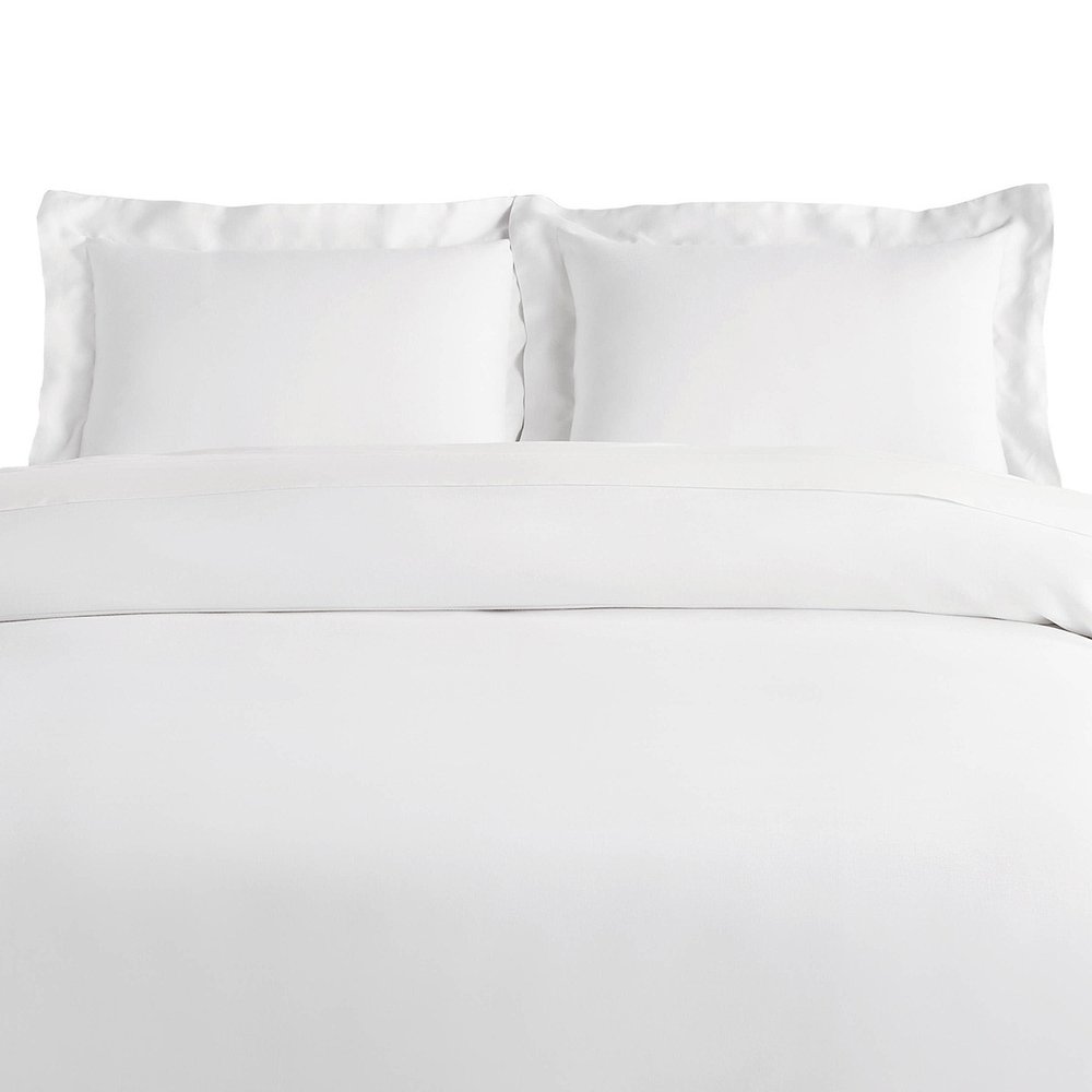 White Queen Rayon Washable Duvet Cover Set