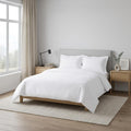 White Queen Cotton Blend 1000 Thread Count Washable Duvet Cover Set